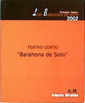 portada Teatro Corto: Barahona de Soto.