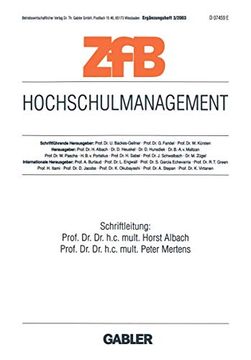 portada Hochschulmanagement (en Alemán)