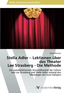 portada Stella Adler - Lektionen über das Theater Lee Strasberg - Die Methode