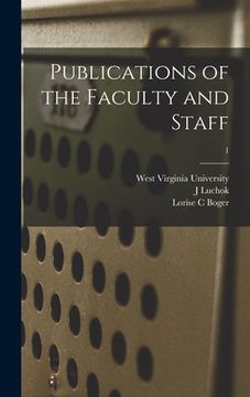 portada Publications of the Faculty and Staff; 1 (in English)