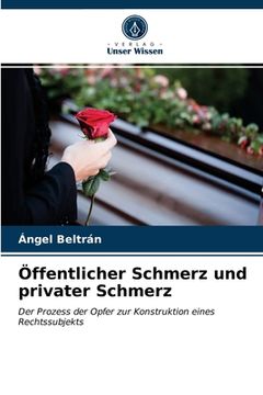 portada Öffentlicher Schmerz und privater Schmerz (en Alemán)