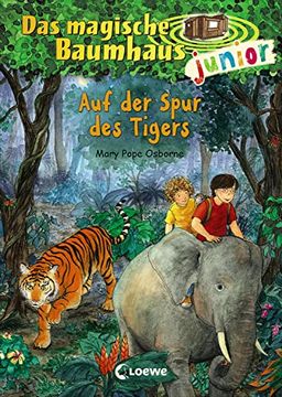 portada Das Magische Baumhaus Junior - auf der Spur des Tigers: Band 17 (en Alemán)