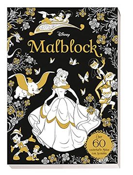 portada Disney: Malblock: Über 60 Zauberhafte Motive zum Ausmalen (in German)