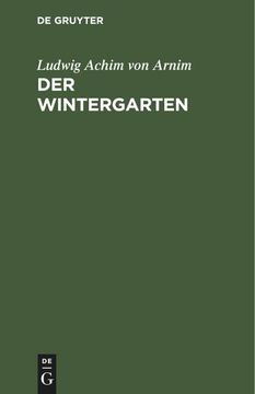 portada Der Wintergarten: Novellen (en Alemán)