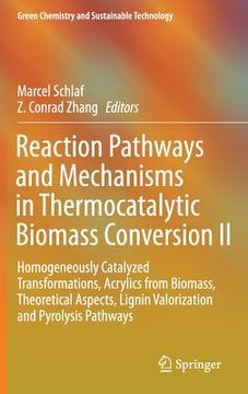 portada Reaction Pathways and Mechanisms in Thermocatalytic Biomass Conversion II: Homogeneously Catalyzed Transformations, Acrylics from Biomass, Theoretical (en Inglés)