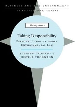 portada Taking Responsibility Personal Liability Under Environmental law (in English)
