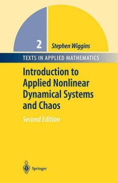 portada introduction to applied nonlinear dynamical systems and chaos (en Inglés)