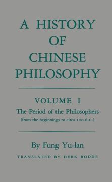 portada A History of Chinese Philosophy, Vol. 1: The Period of the Philosophers (From the Beginnings to Circa 100 b. C. ) (in English)