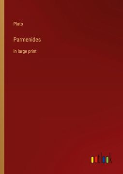 portada Parmenides: in large print (en Inglés)