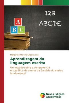 portada Aprendizagem da linguagem escrita (en Portugués)