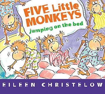 portada Five Little Monkeys Jumping on the Bed (Board Book) (en Inglés)