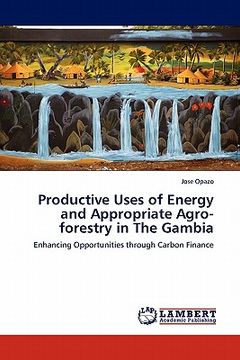 portada productive uses of energy and appropriate agro-forestry in the gambia