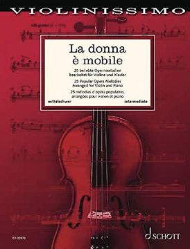 portada La Donna e Mobile: 25 Popular Opera Melodies for Violin and Piano