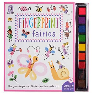 portada Fingerprint Fairies: (Kid'S Activity Books, art Books for Kids, Fairy Craft Books) (Iseek) 