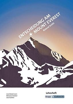 portada Entscheidung am Mount Everest - Roland Smith - Lehrerheft (en Alemán)