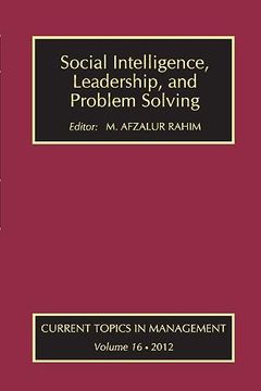 portada Social Intelligence, Leadership, and Problem Solving (en Inglés)