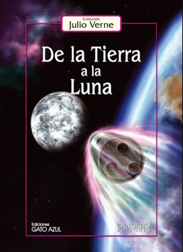 portada DE LA TIERRA A LA LUNA (in Spanish)