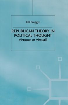 portada Republican Theory in Political Thought (en Inglés)