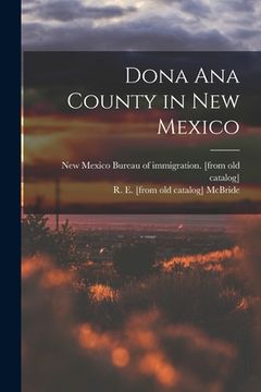 portada Dona Ana County in New Mexico (in English)