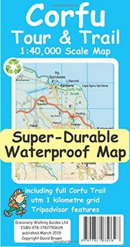 portada Corfu Tour & Trail Super-Durable map (en Inglés)