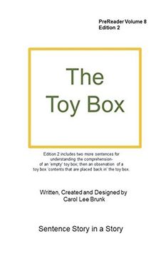 portada The toy box Edition 2: The toy box Edition 2 (Prereader) (Volume 8) (en Inglés)