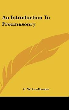portada an introduction to freemasonry (en Inglés)