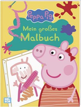 portada Peppa Pig: Peppa: Mein Großes Malbuch: Mit Kräftigen Konturen und Großen Ausmalflächen | Kinderbeschäftigung ab 3 (en Alemán)