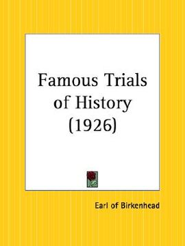 portada famous trials of history (en Inglés)