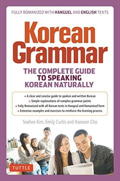 portada Korean Grammar: The Complete Guide to Speaking Korean Naturally (en Inglés)