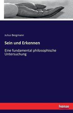 portada Sein Und Erkennen (German Edition)