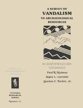 portada A Survey of Vandalism to Archaeological Resources in Southwestern Colorado (en Inglés)