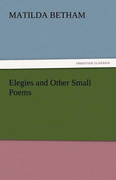 portada elegies and other small poems (in English)