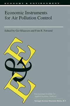 portada Economic Instruments for Air Pollution Control (en Inglés)