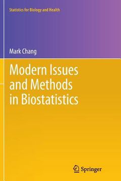 portada Modern Issues and Methods in Biostatistics (en Inglés)