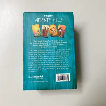 Tarot Vidente de luz: Baraja de 78 cartas y libro guía