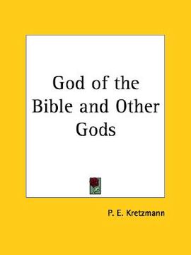 portada god of the bible and other gods (en Inglés)