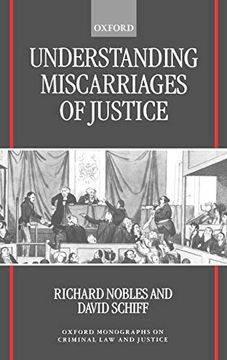 portada Understanding Miscarriages of Justice (en Inglés)