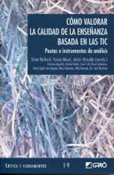 portada Cómo Valorar La Calidad De La Enseñanza: 019 (Critica Y Fundamentos) (in Spanish)