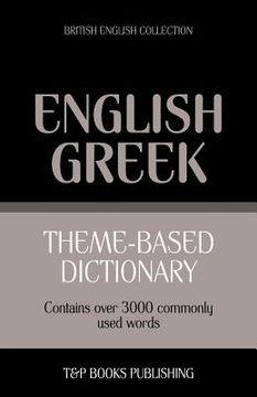 portada Theme-based dictionary British English-Greek - 3000 words (in English)