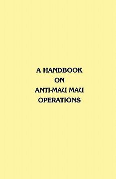 portada a handbook on anti-mau mau operations (en Inglés)