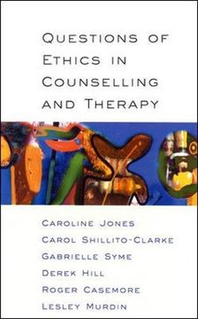 portada Questions of Ethics in Counselling and Therapy (in English)
