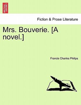 portada mrs. bouverie. [a novel.] (en Inglés)