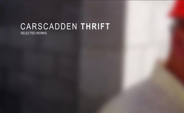portada Carscadden Thrift: Selected Works (in English)