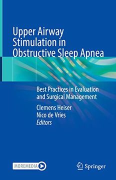 portada Upper Airway Stimulation in Obstructive Sleep Apnea: Best Practices in Evaluation and Surgical Management (en Inglés)