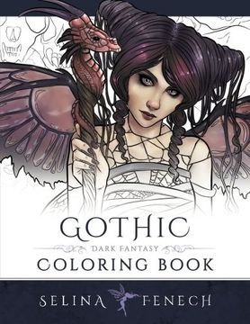 portada Gothic - Dark Fantasy Coloring Book (Fantasy Art Coloring by Selina) (Volume 6) (en Inglés)