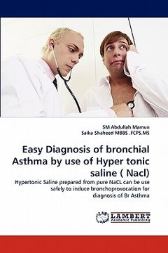 portada easy diagnosis of bronchial asthma by use of hyper tonic saline ( nacl) (en Inglés)