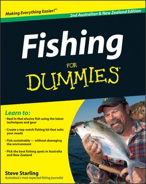 portada fishing for dummies, 2nd australian and new zealand edition