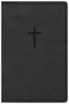 portada Csb Everyday Study Bible, Black Leathertouch (en Inglés)