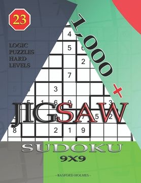 portada 1,000 + sudoku jigsaw 9x9: Logic puzzles hard levels (en Inglés)
