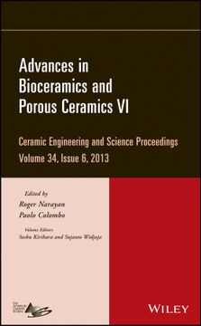 portada Advances in Bioceramics and Porous Ceramics vi (Ceramic Engineering and Science Proceedings) (en Inglés)